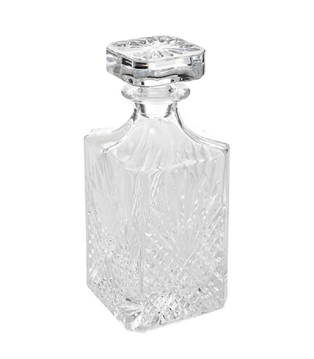 Wadiga Coffret Whisky Plateau Carafe Et 4 Verres En Verre