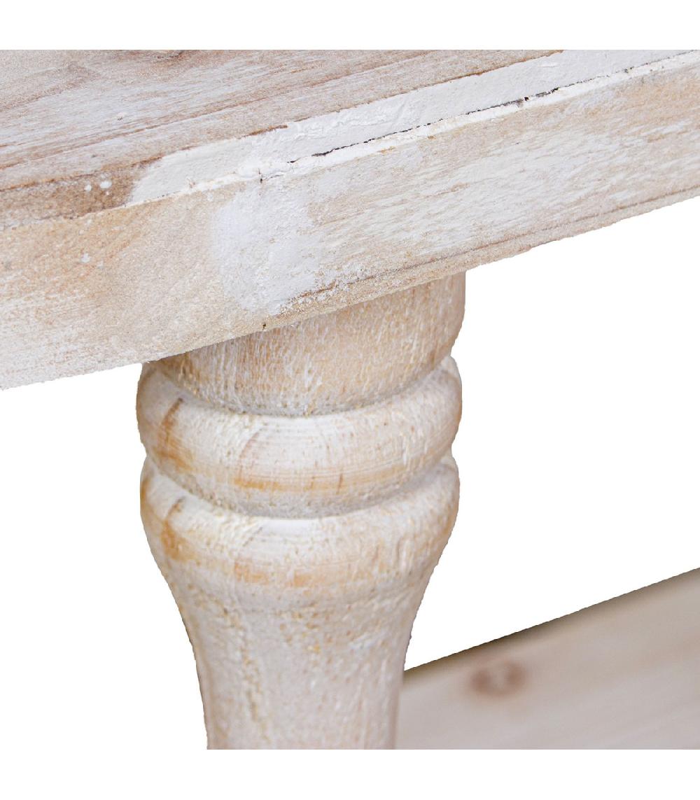 Wadiga Console Classique En Bois 3 étages 120x40x93cm