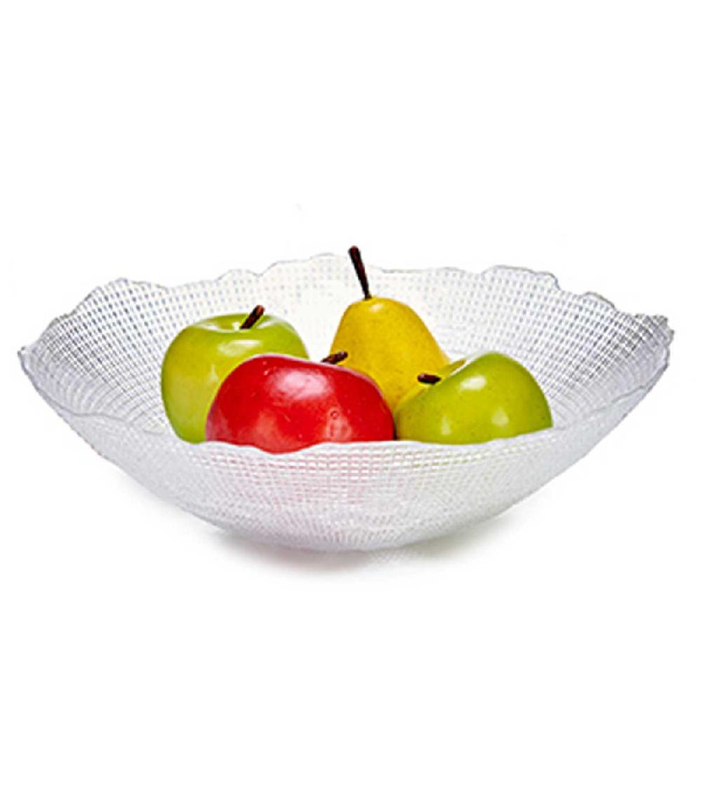 wadiga Corbeille à Fruits Décorative en Verre - D31cm