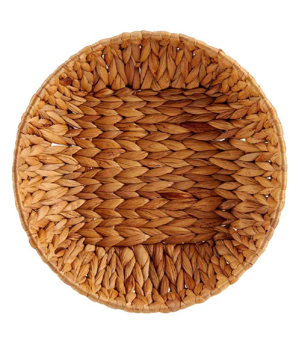 Wadiga Corbeille à Fruits Tressée En Jacinthe D'eau