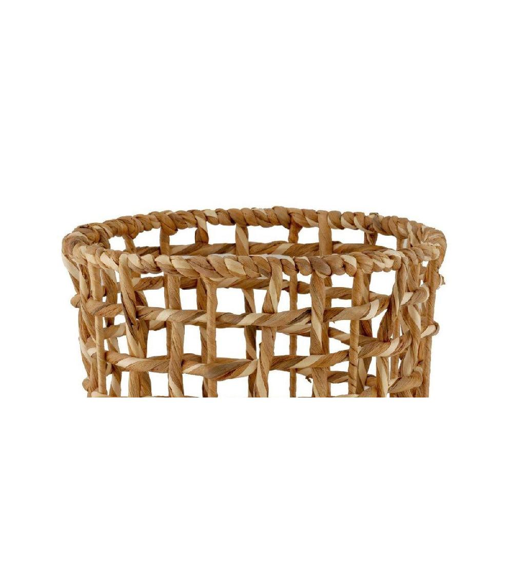 Wadiga Corbeille à Papier En Jacynthe D'Eau- 27x29cm