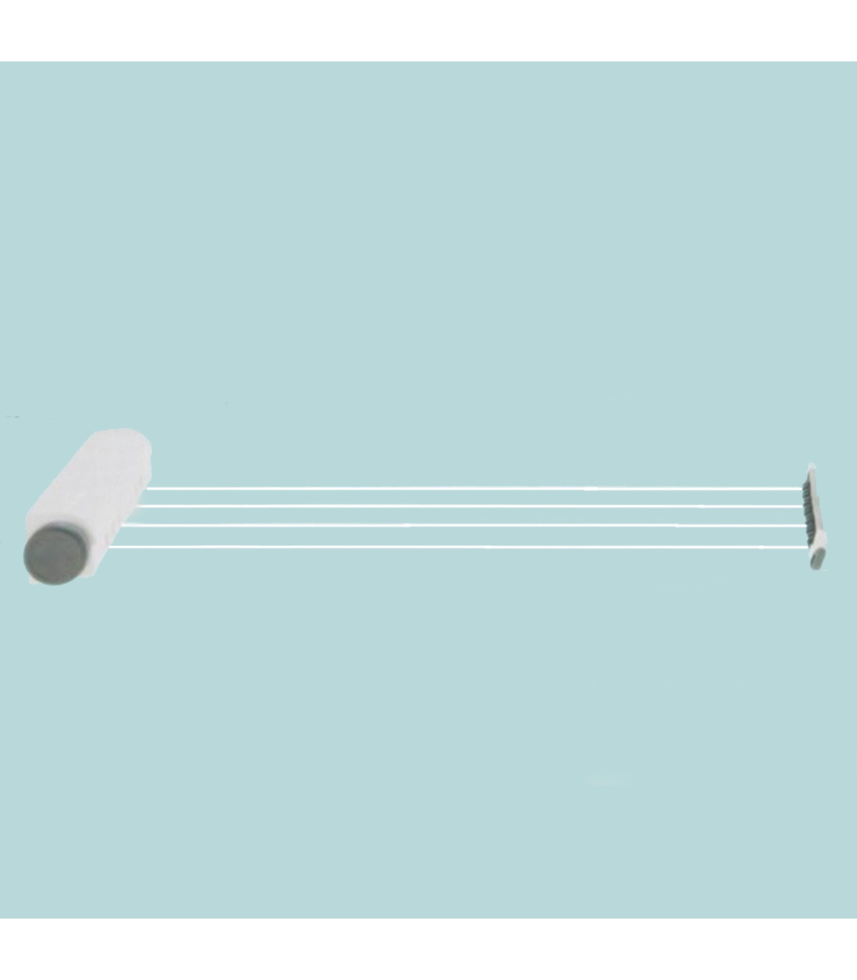 Wadiga Corde à Linge Murale Retractable 4 Fils Pour Intérieur 3.6m