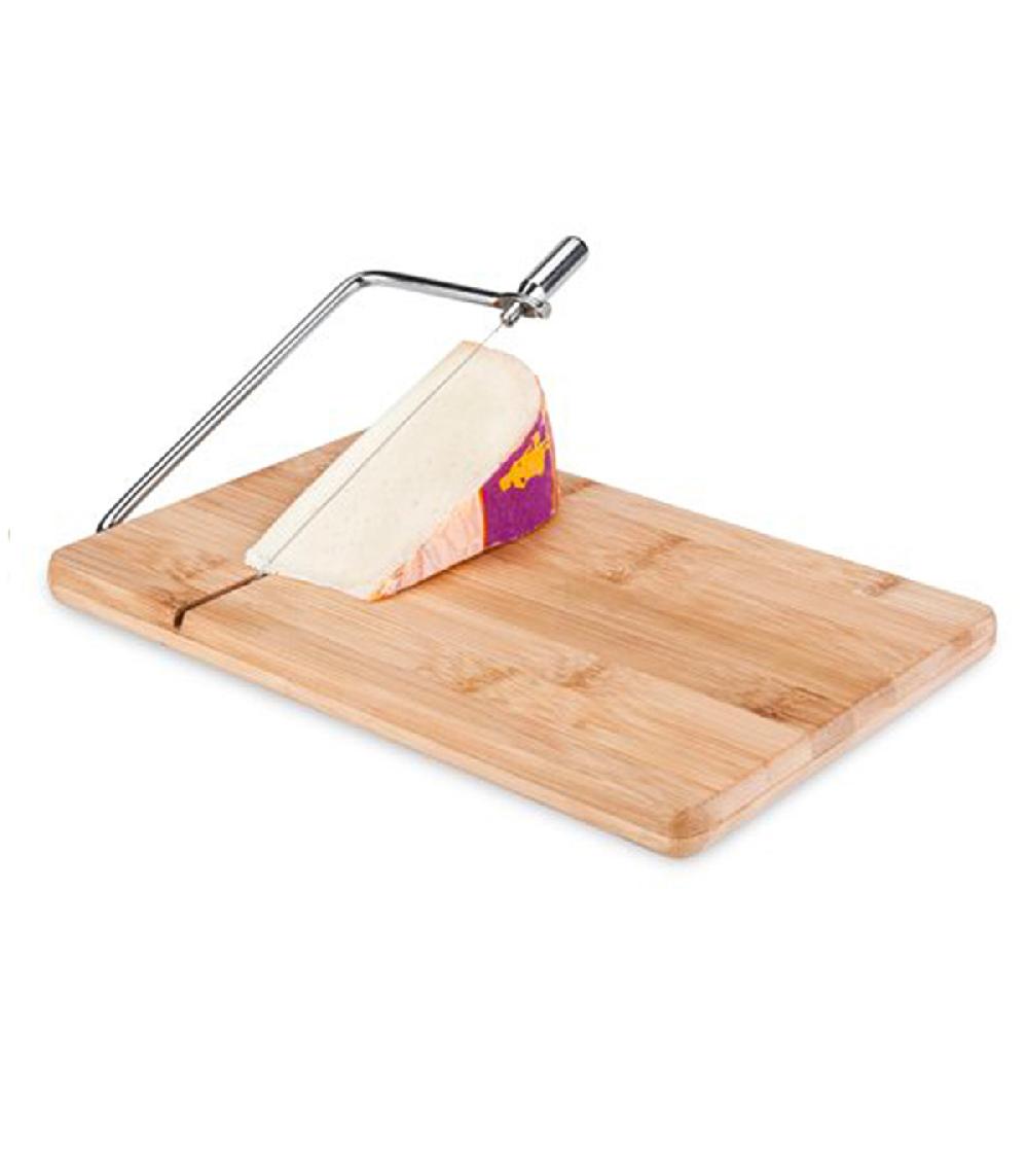 Wadiga Coupe Fromage Ou Foie Gras En Bambou Avec Fil De Coupe