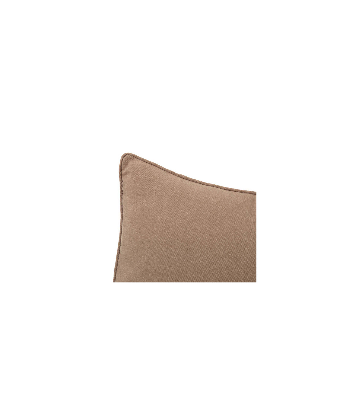 Wadiga Coussin Carré Coton Et Polyester Beige - 45x45cm