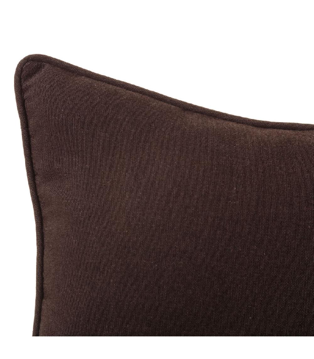 Wadiga Coussin Carré Coton Et Polyester Marron - 45x45cm