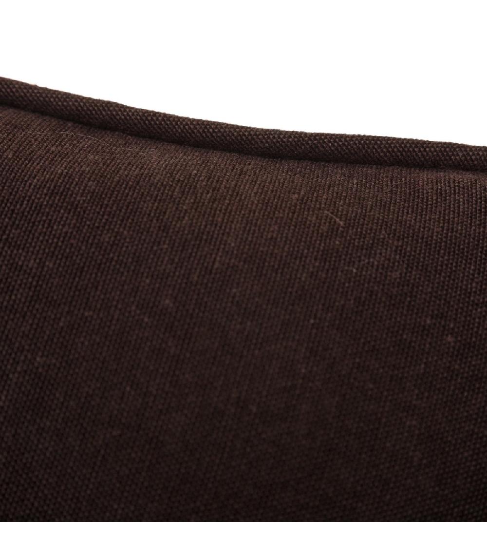 Wadiga Coussin Carré Coton Et Polyester Marron - 45x45cm