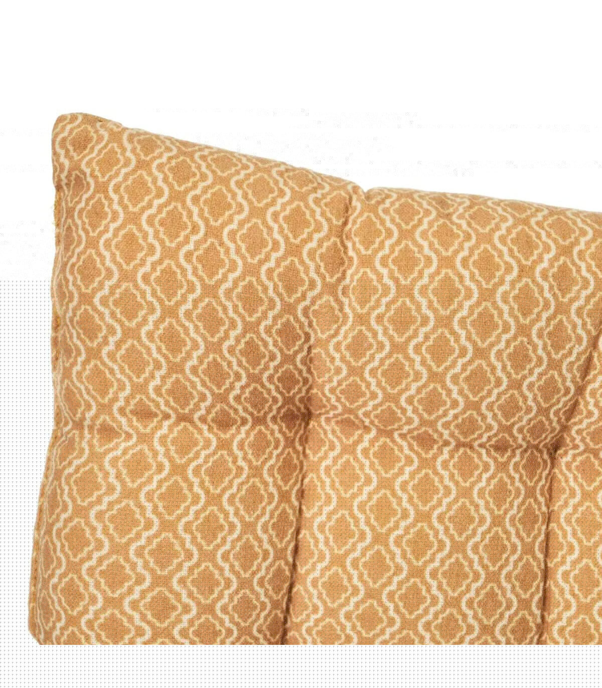 Wadiga Coussin De Chaise Carré à Motifs Jaunes 40x40cm