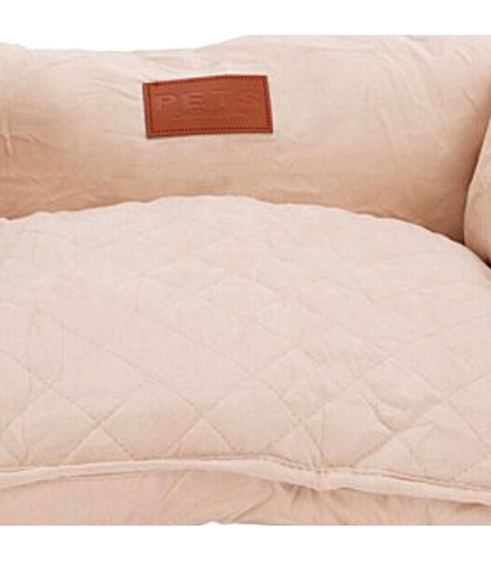 Wadiga Coussin Panier Pour Chien Ou Chat Beige 55x42x16cm