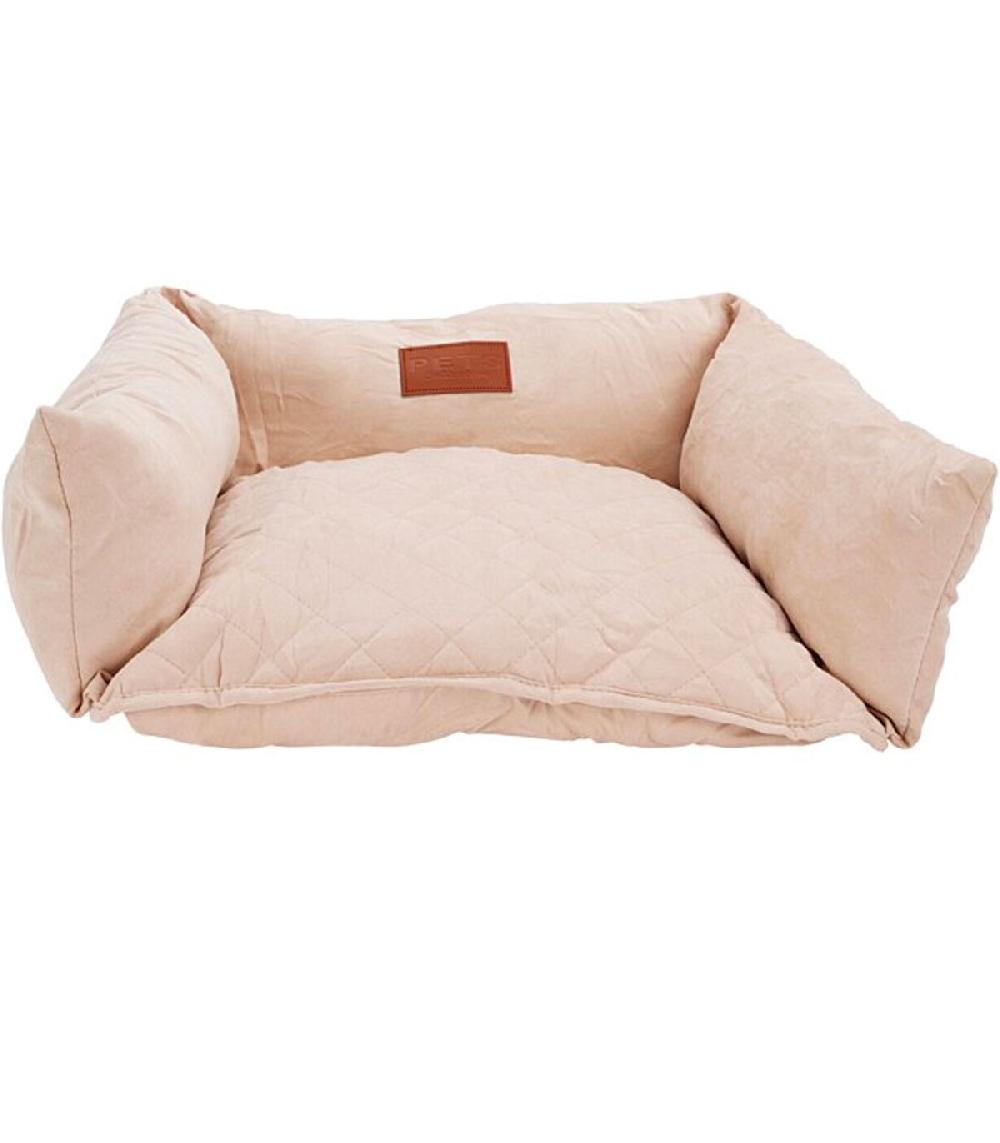 wadiga Coussin panier pour chien ou chat beige 55x42x16cm