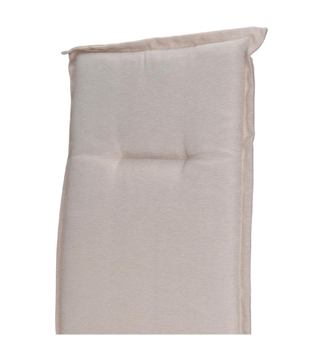 Wadiga Coussin Pour Fauteuil De Jardin Beige Imperméable 120x50x6cm