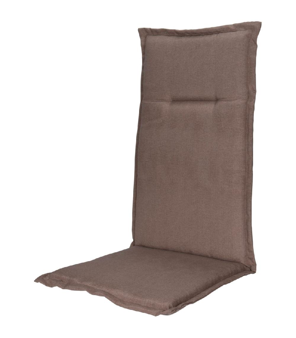 wadiga Coussin pour fauteuil de jardin taupe imperméable 120x50x6cm