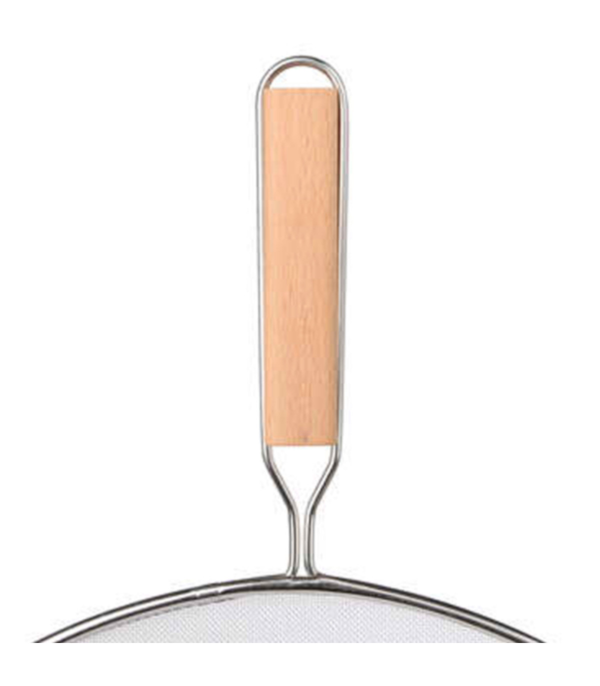 Wadiga Couvercle Anti-projection Manche Bois - Diamètre 29cm