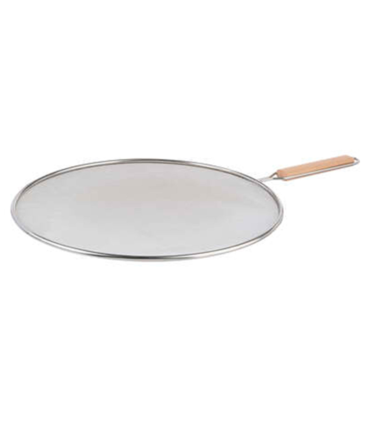 wadiga Couvercle anti-projection manche bois - diamètre 29cm