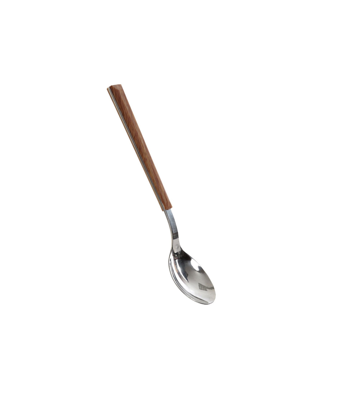 Wadiga Couverts De Table En Inox Et ABS Effet Bois - 16 Pièces