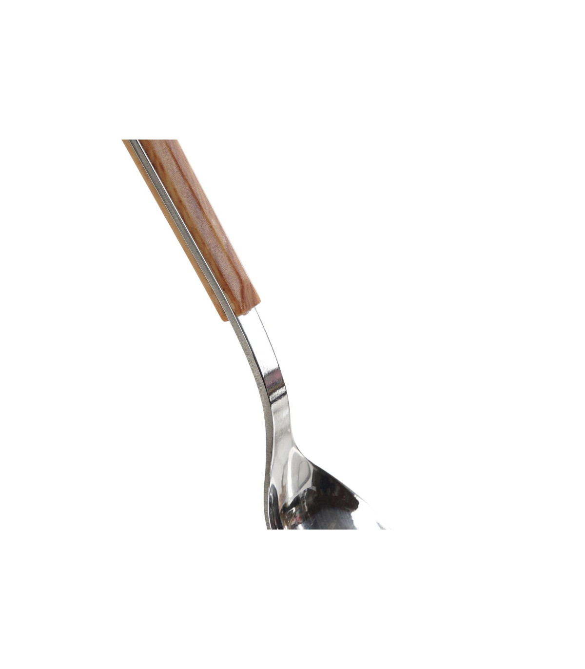Wadiga Couverts De Table En Inox Et ABS Effet Bois - 16 Pièces