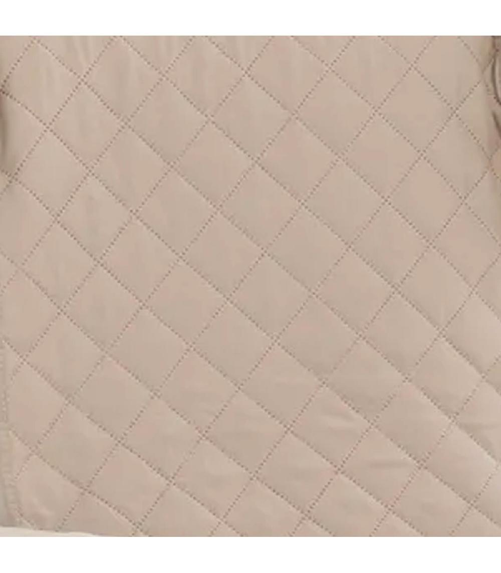 Wadiga Couvre Fauteuil Tissu Beige Reversible 60 à 110cm