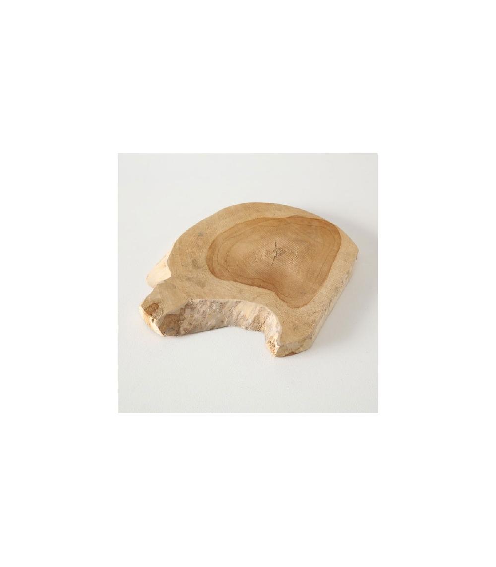 Wadiga Décoration Centre De Table Rondelle De Bois Teck Naturel - Diamètre 32cm