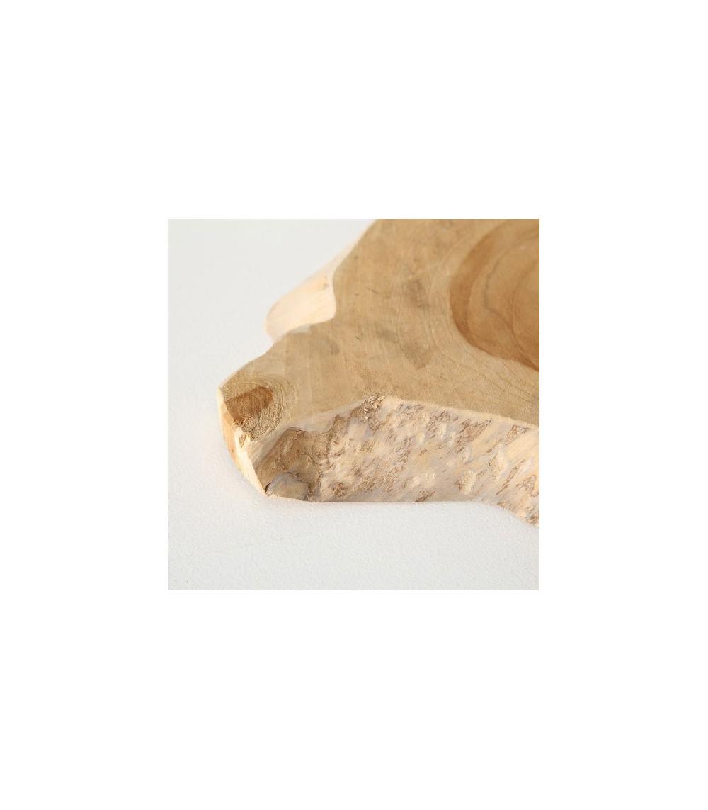 Wadiga Décoration Centre De Table Rondelle De Bois Teck Naturel - Diamètre 32cm