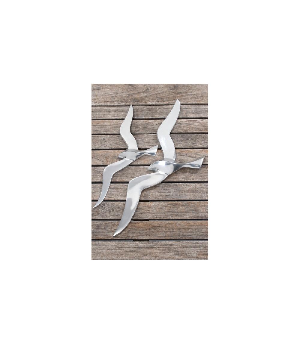 Wadiga Décoration Murale Mouettes En Aluminium Argenté