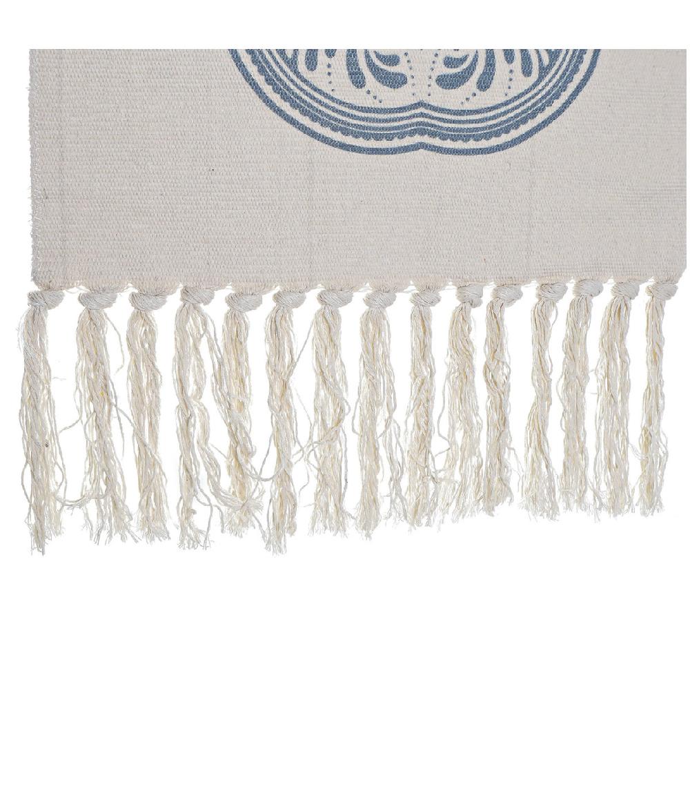 Wadiga Décoration Murale Suspension Coton à Frange Main Et Oeil 50x70cm