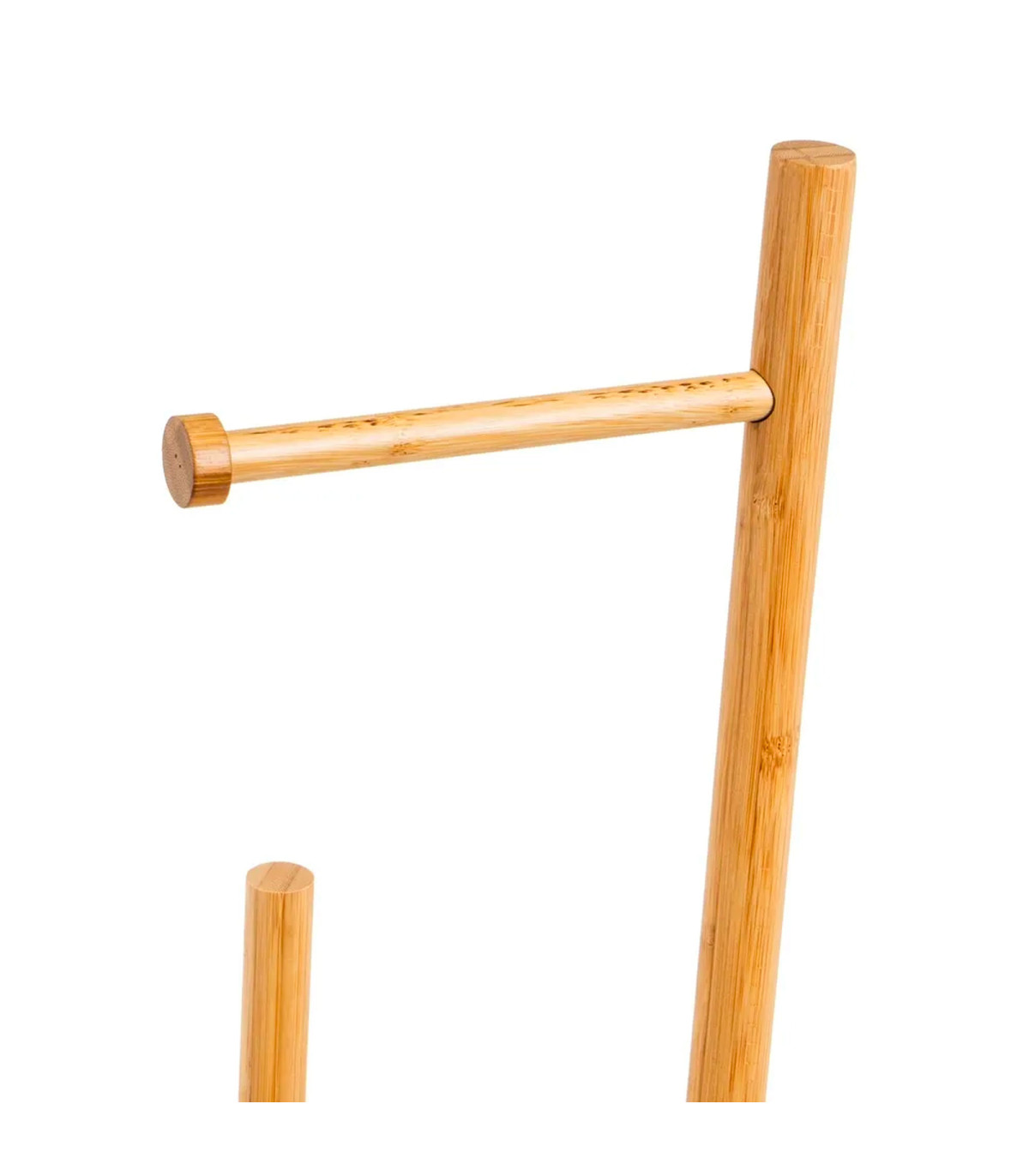 Wadiga Dérouleur Papier Toilette Avec Réserve En Bambou