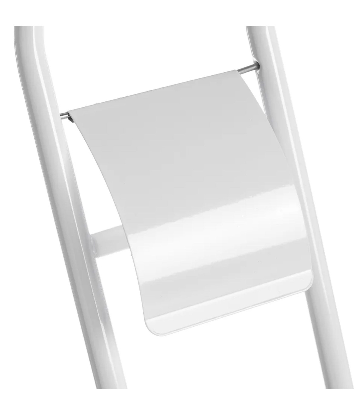 Wadiga Dérouleur Papier Toilette + Brosse WC En Métal Blanc