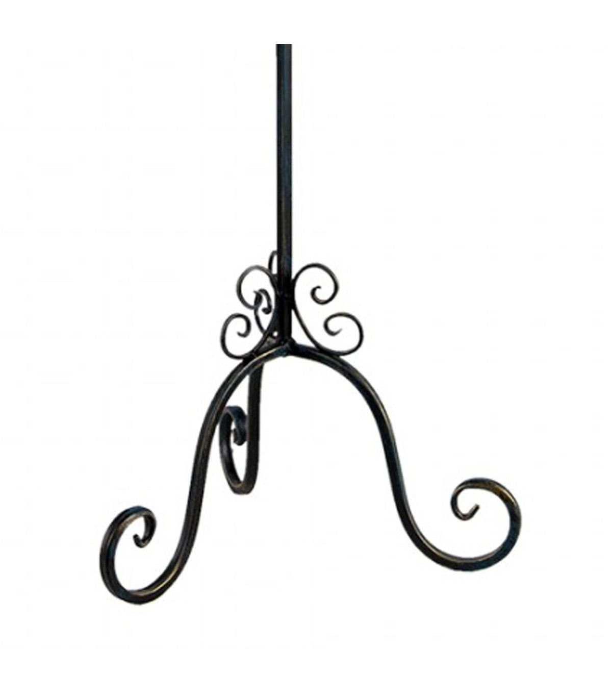 Wadiga Dérouleur Papier Toilette En Métal Marron 27x24x70cm