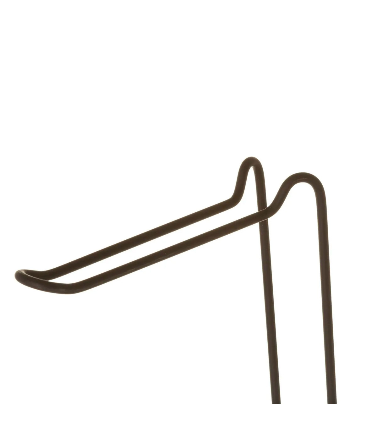 Wadiga Dérouleur Papier Toilette Métal Noir 15x15x54cm