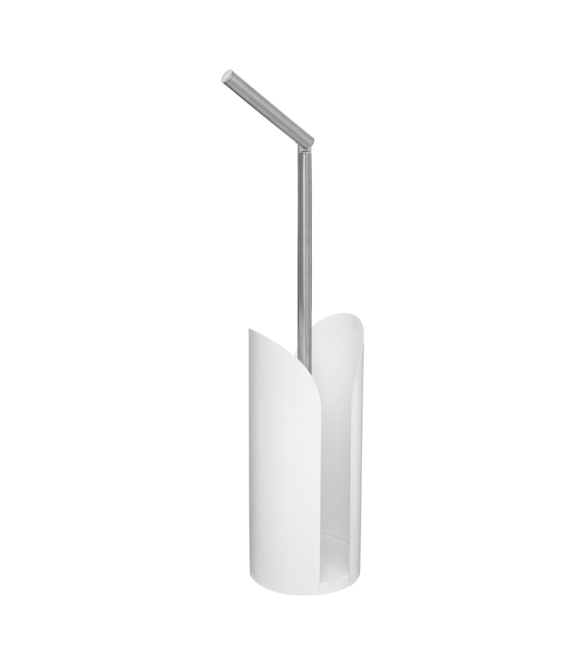 Wadiga Dérouleur Papier WC Avec Réserve Métal Blanc