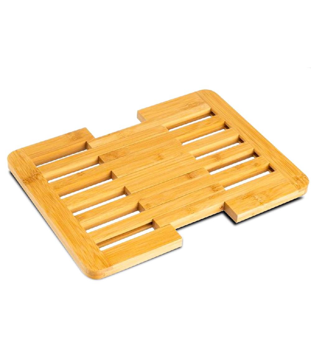 Wadiga Dessous De Plat En Bambou Extensible 22x22cm