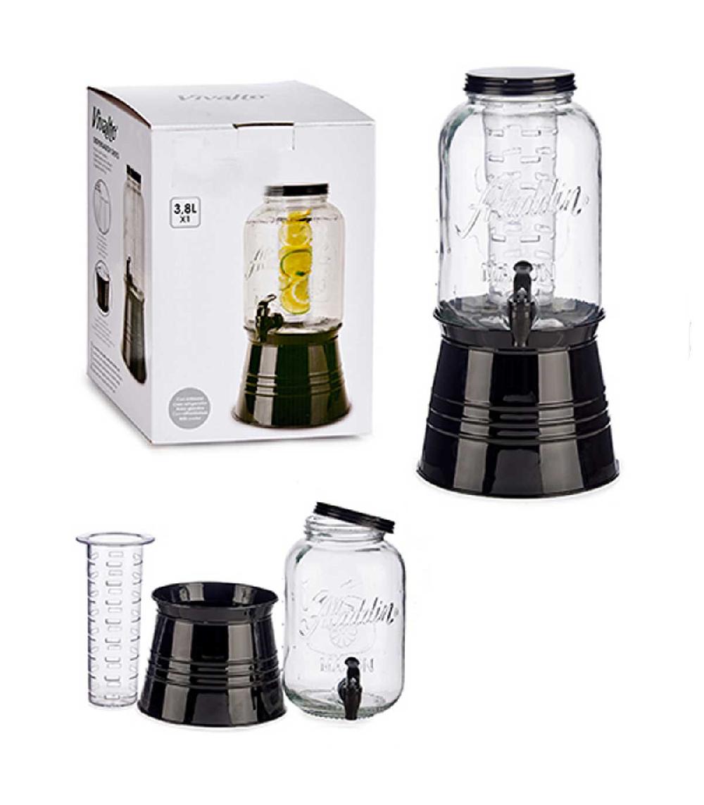 Wadiga Distributeur De Boisson Bec Verseur + Refroidisseur Glaçons - 3.8L