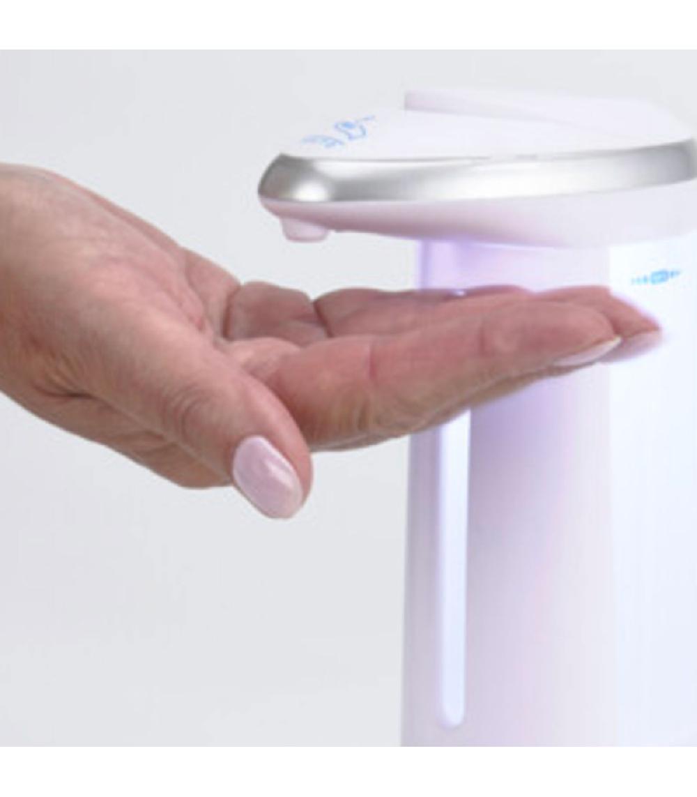 Wadiga Distributeur De Savon Automatique Sans Contact Blanc