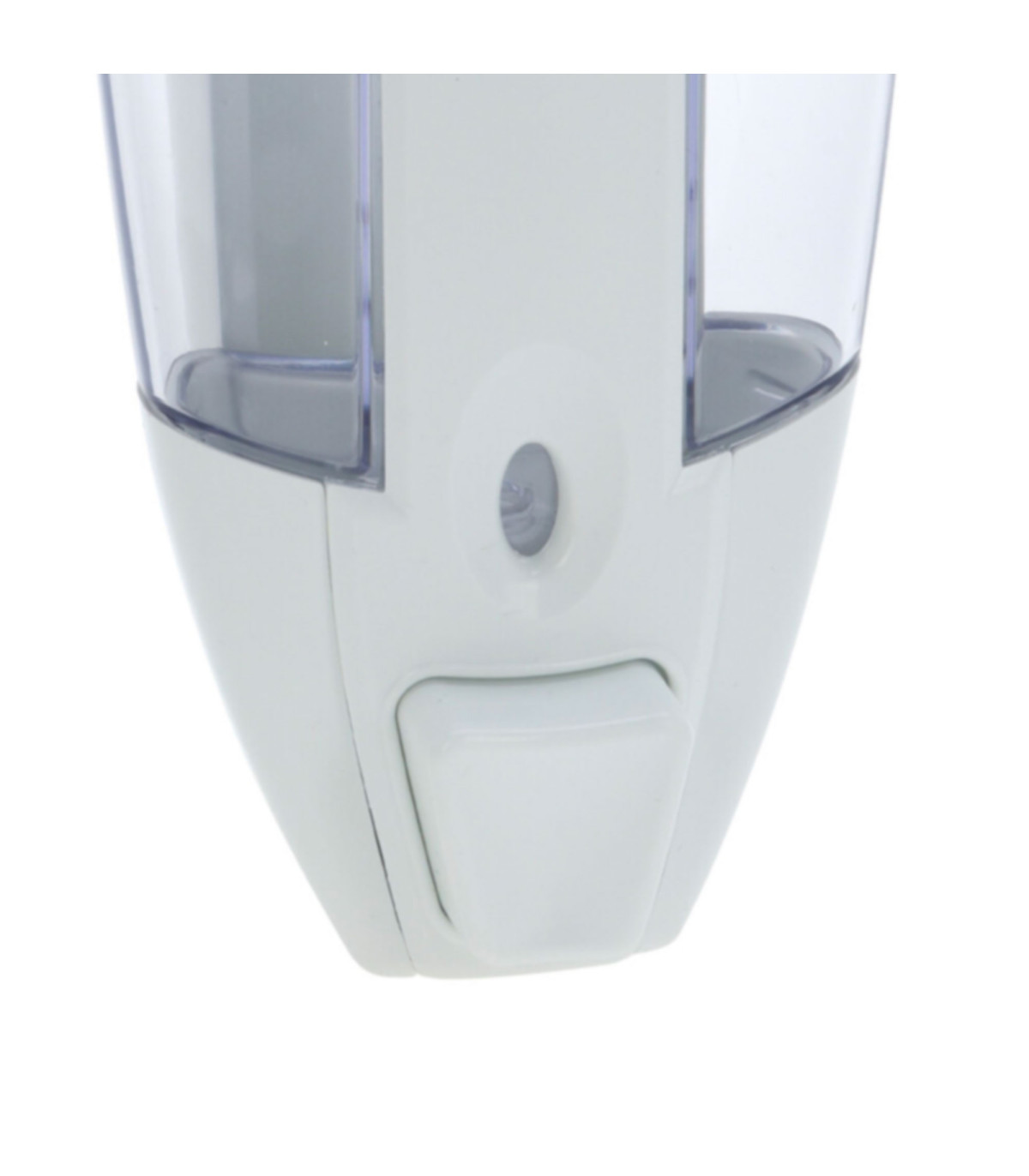 Wadiga Distributeur De Savon Mural Plastique Blanc - 18x9x8cm