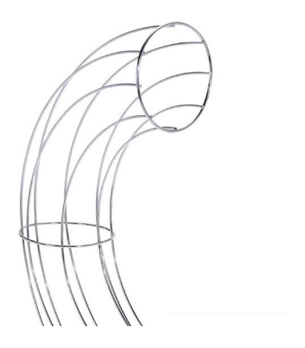 Wadiga Distributeur Oranges En Métal Chromé 31x11x44cm