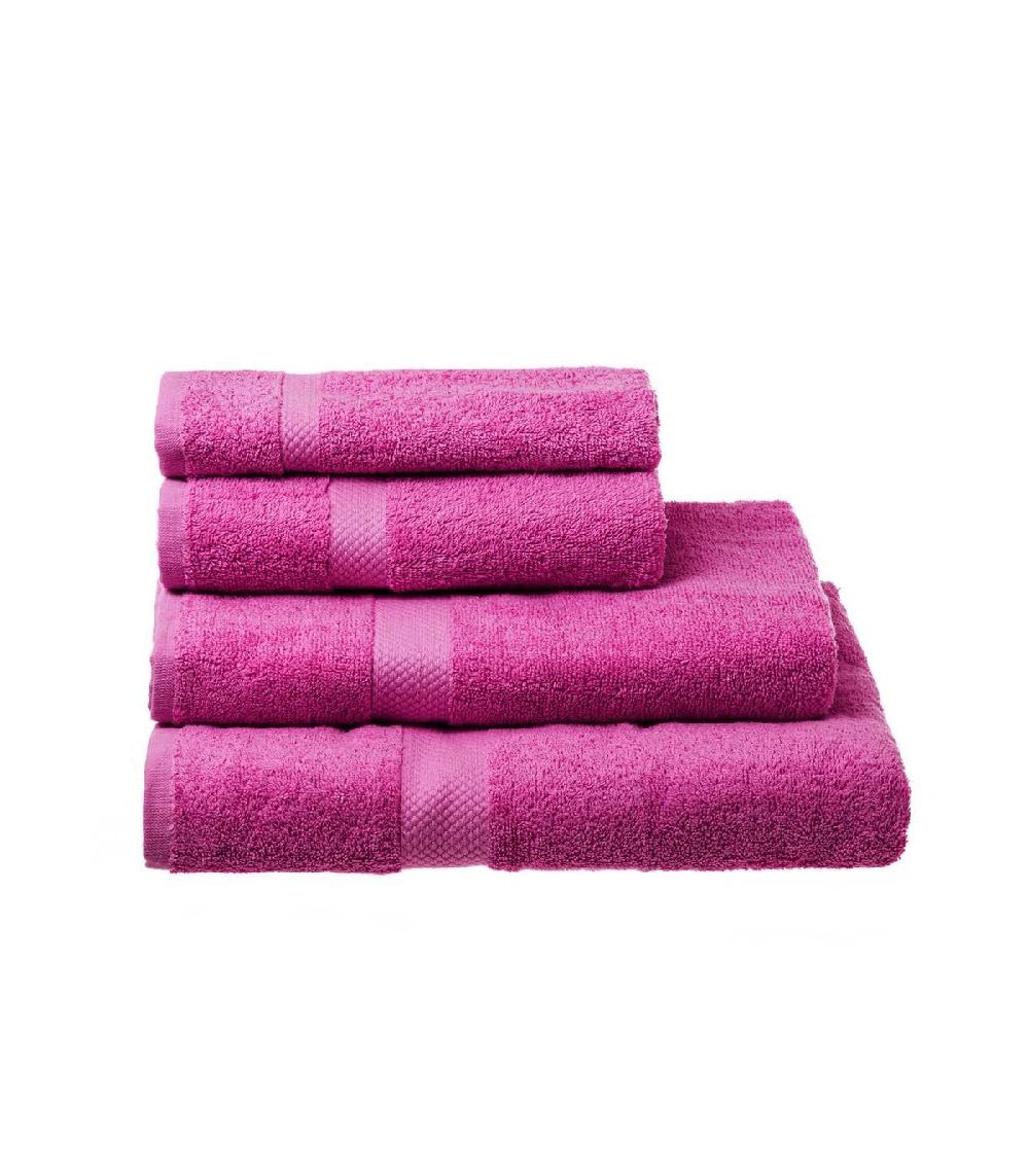 wadiga Drap de Bain / Drap de Douche 100% Coton Fuchsia - 70x140cm