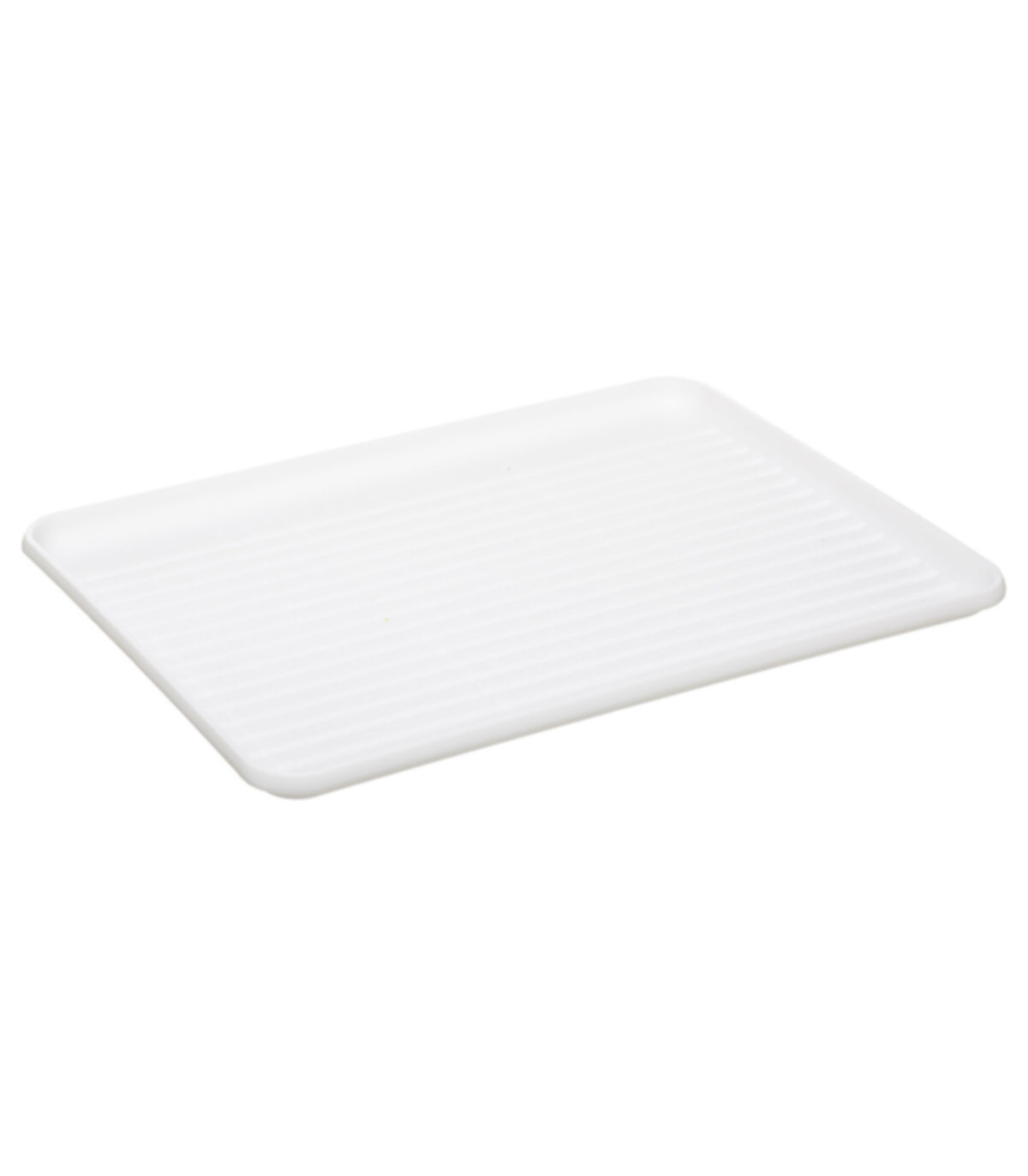 Wadiga Égouttoir à Vaisselle Blanc Et Bois - 43x32x18.6cm
