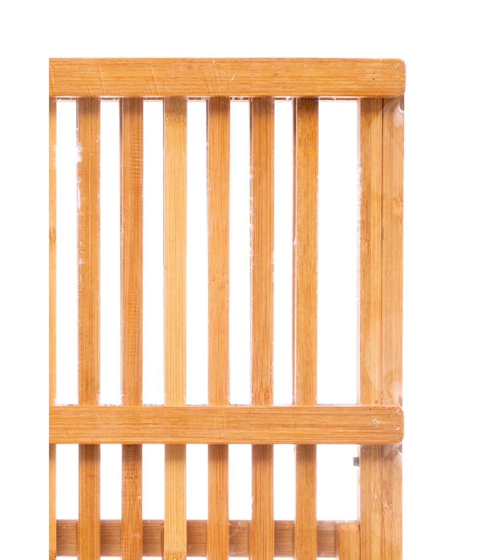Wadiga Égouttoir à Vaisselle En Bambou Pliant - 42x33.5x25.5cm