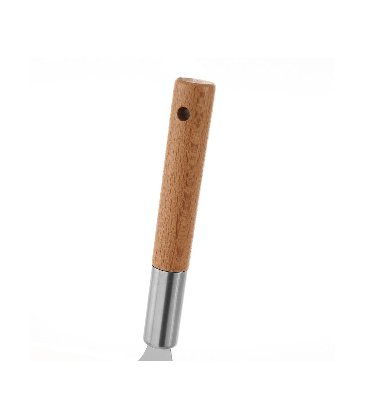 Wadiga Épluche-légume + Cuillère à évider En Bois Hêtre Et Métal Chromé