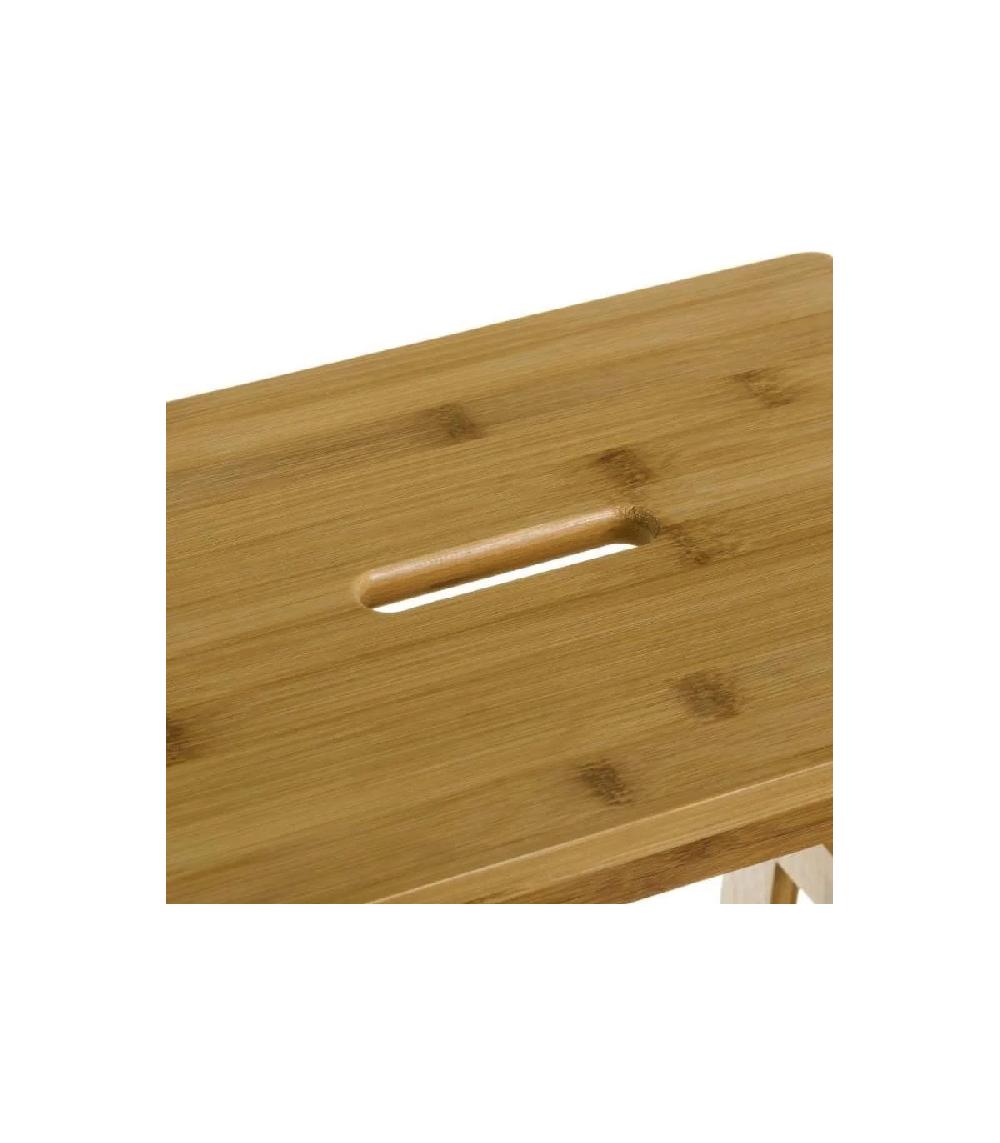 Wadiga Escabeau Marchepied En Bambou 2 Marches - Hauteur 47cm