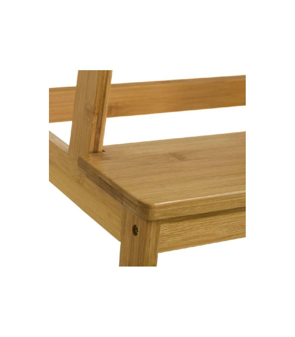 Wadiga Escabeau Marchepied En Bambou 2 Marches - Hauteur 47cm