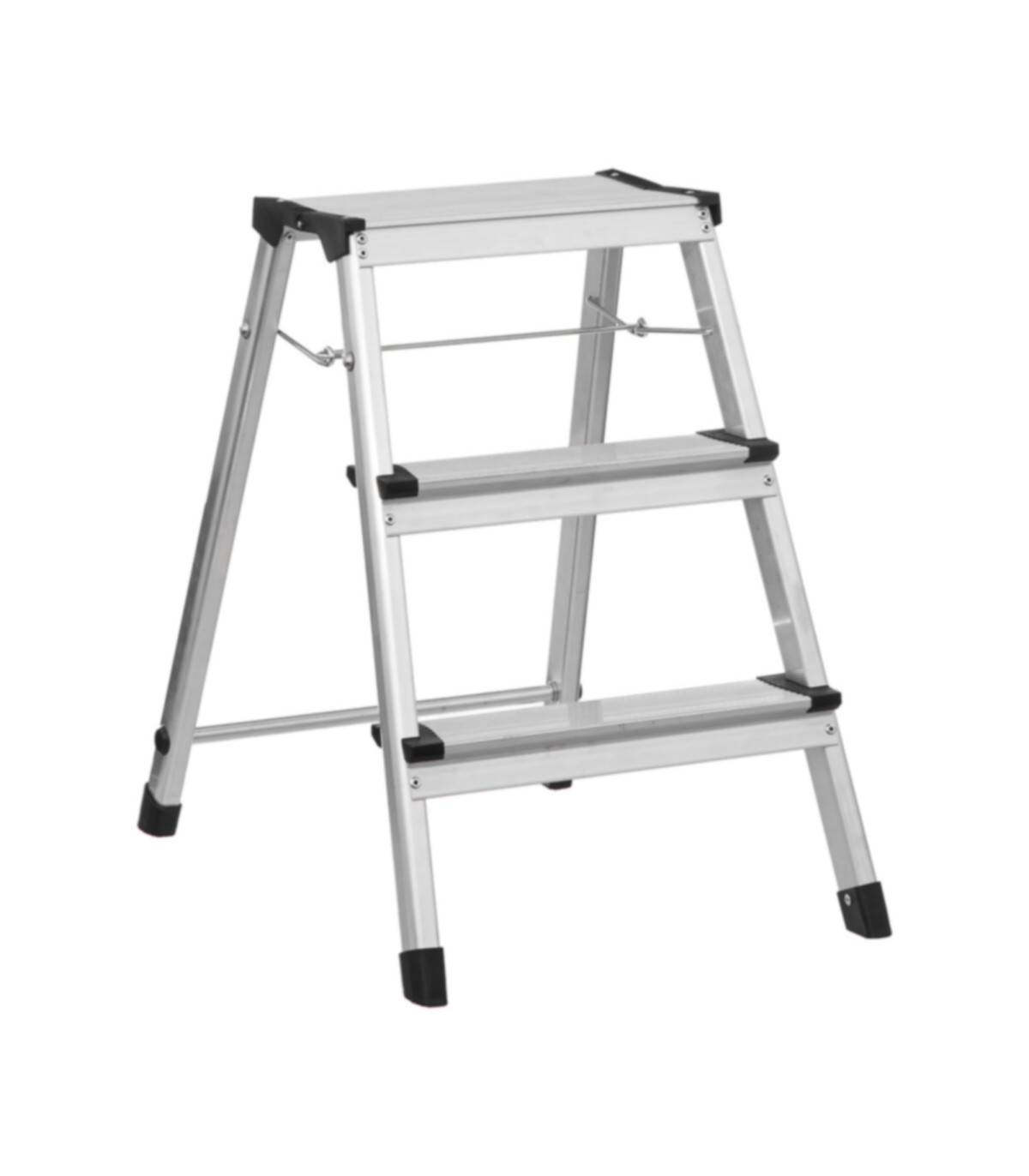 wadiga Escabeau marchepied pliable aluminium - 3 marches