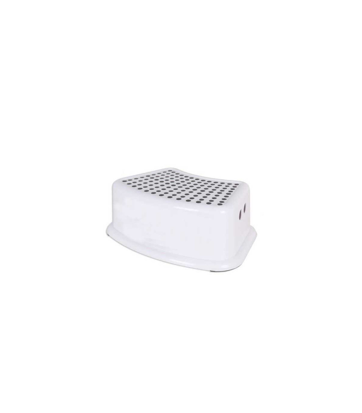 wadiga Escabeau Marchepied pour Enfant Plastique Blanc - Hauteur 13cm