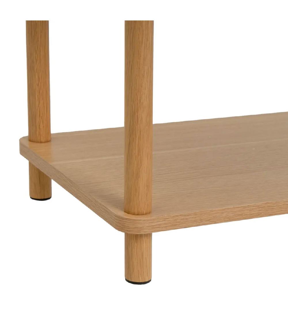 Wadiga Étagère 3 Plateaux En Bois Et Métal 60x30x76cm