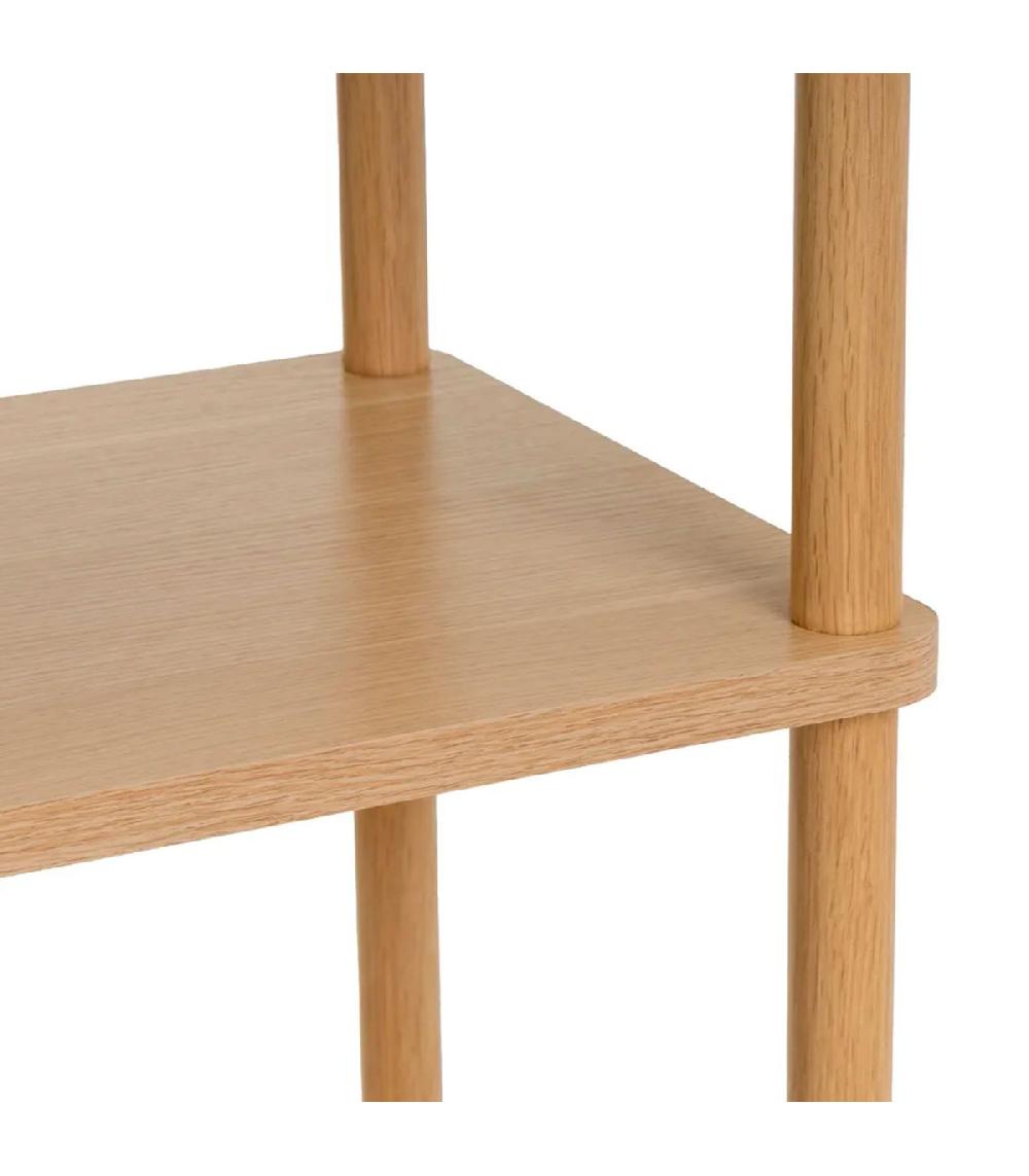 Wadiga Étagère 4 Plateaux En Bois Et Métal 60x30x110cm