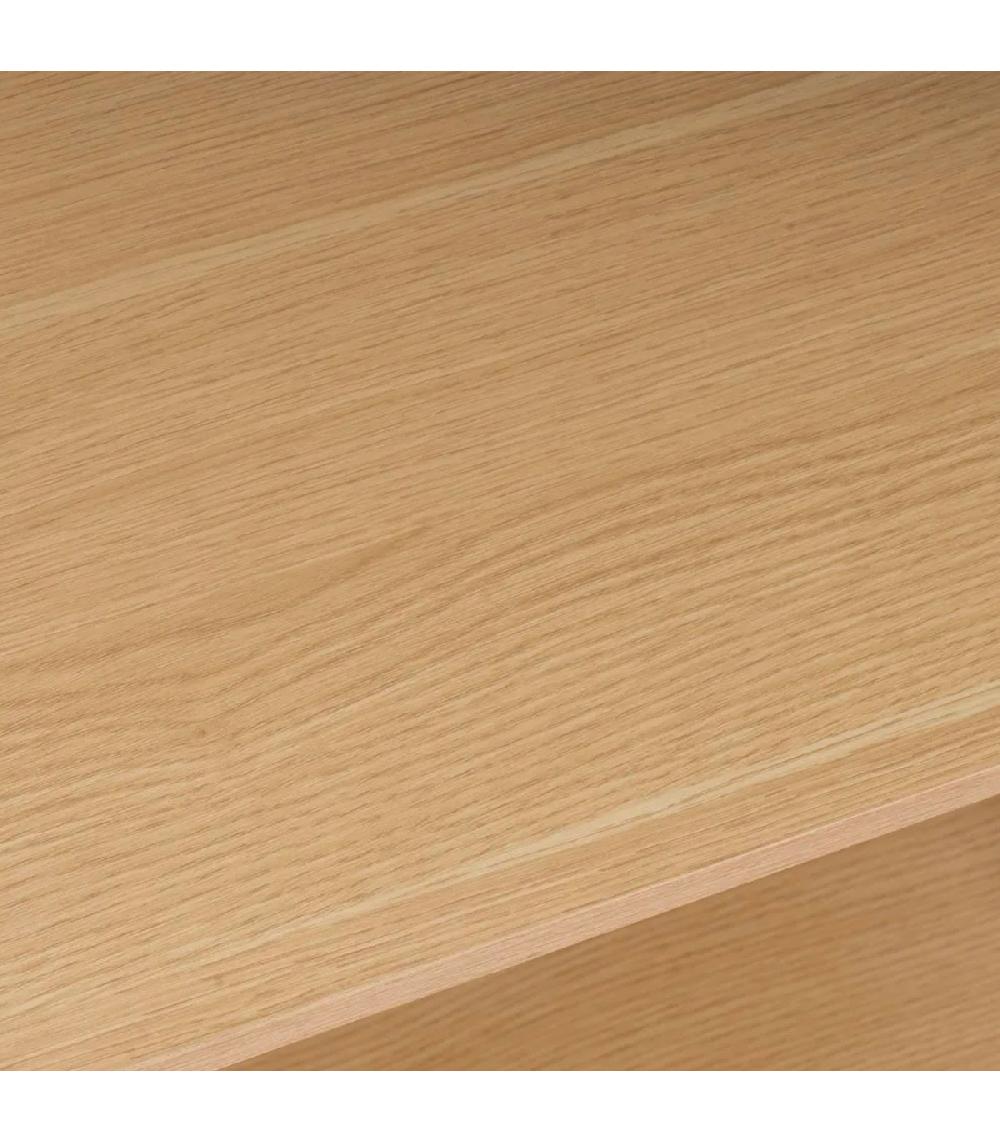 Wadiga Étagère 4 Plateaux En Bois Et Métal 60x30x110cm