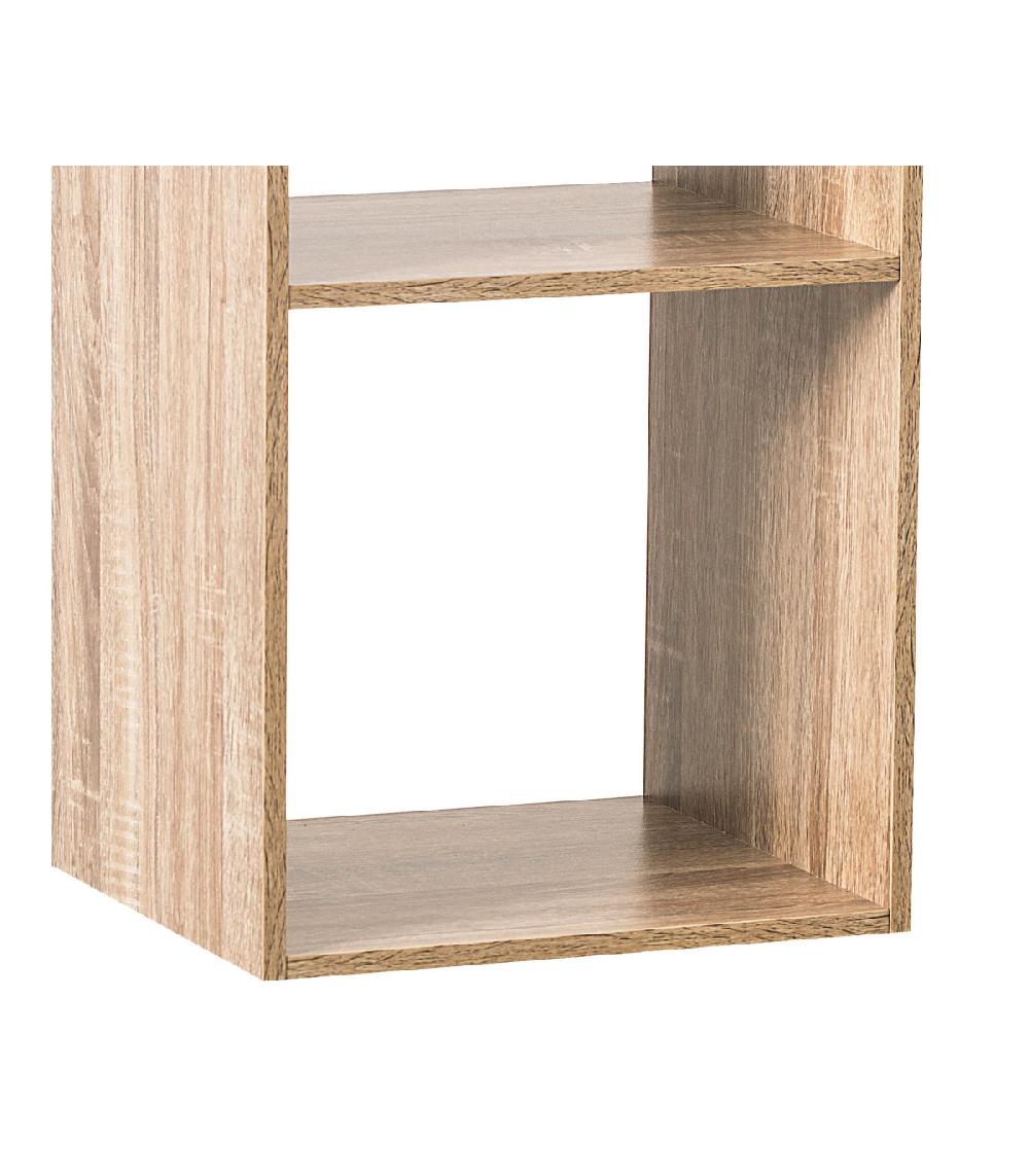 Wadiga Étagère Colonne Bois 2 Casiers - 34.5x32x67.5cm