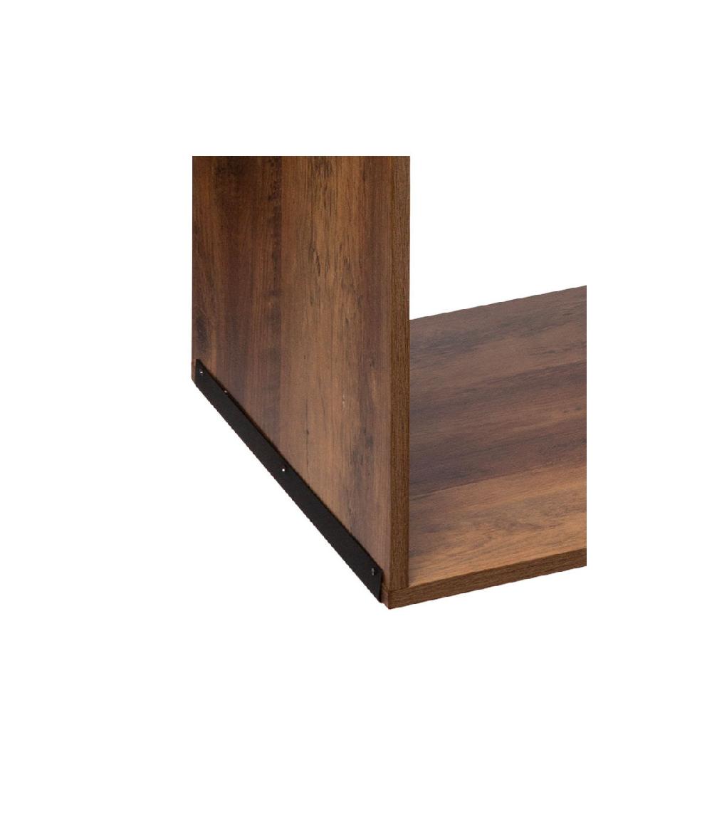 Wadiga Étagère Colonne Bois 3 Casiers - 34.5x32x100.5cm