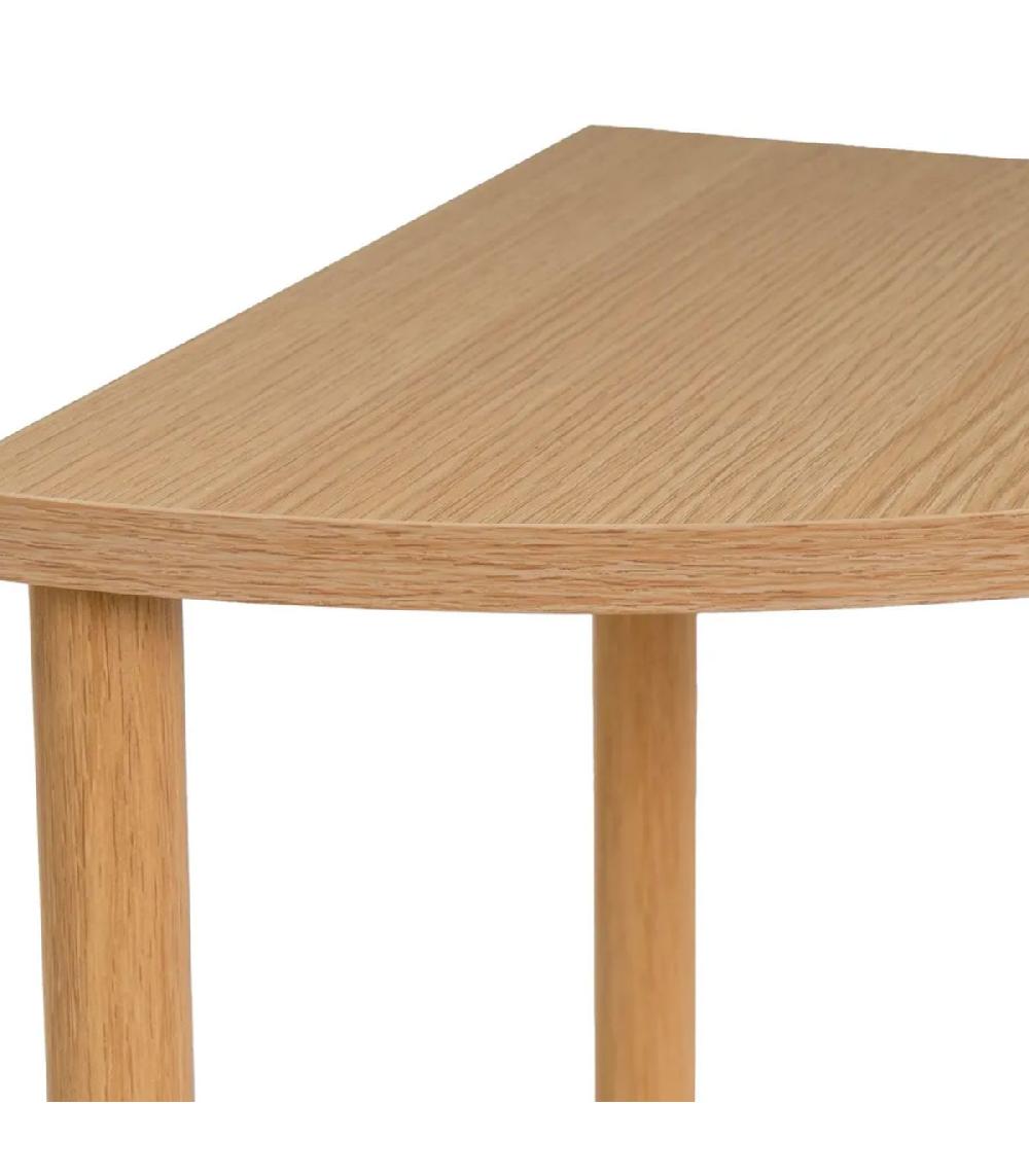 Wadiga Étagère D'angle 3 Plateaux En Bois Et Métal 30x30x76cm