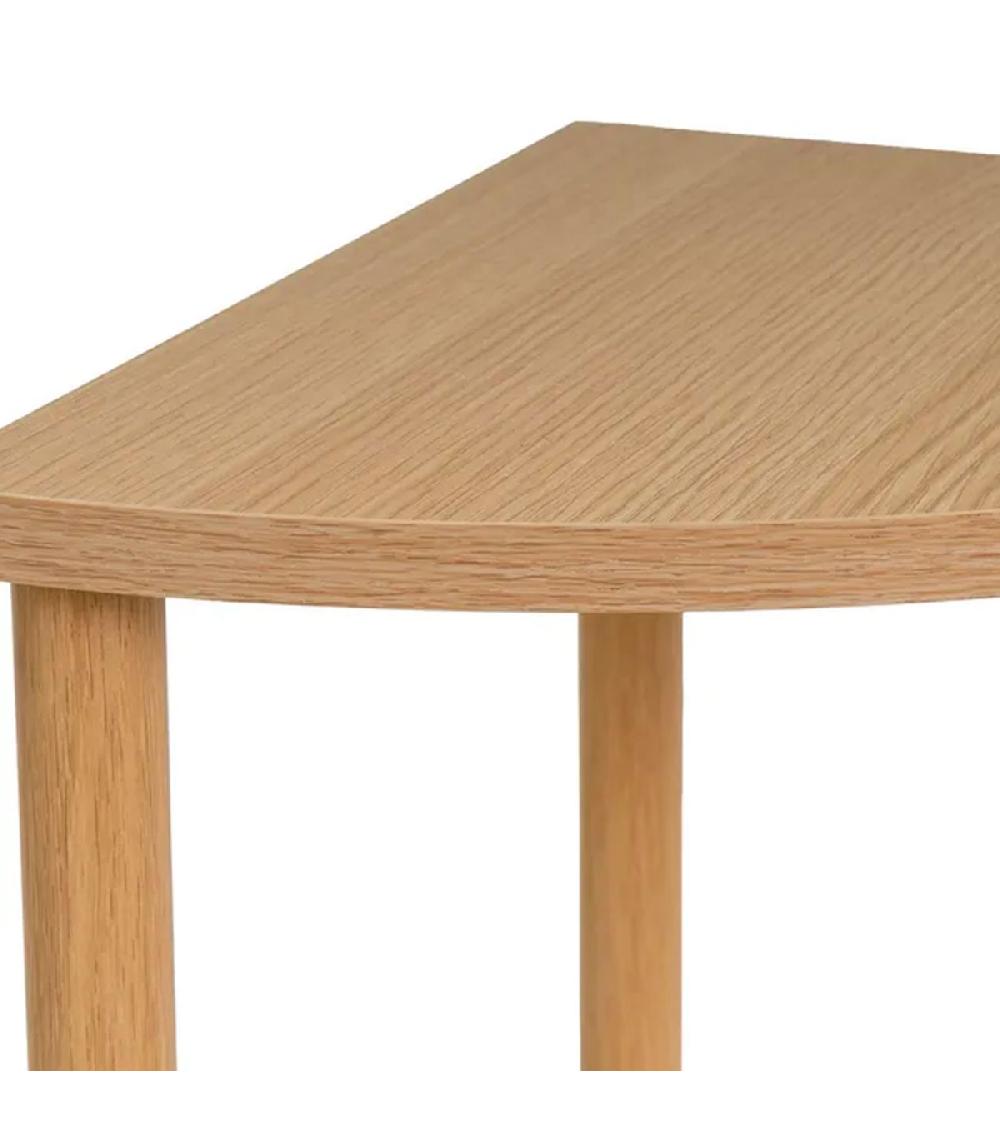 Wadiga Étagère D'angle 4 Plateaux En Bois Et Métal 30x30x110cm