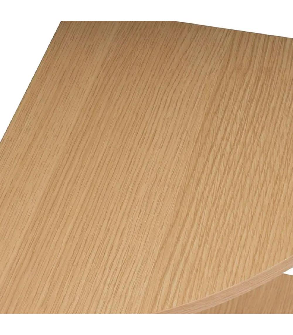 Wadiga Étagère D'angle 4 Plateaux En Bois Et Métal 30x30x110cm